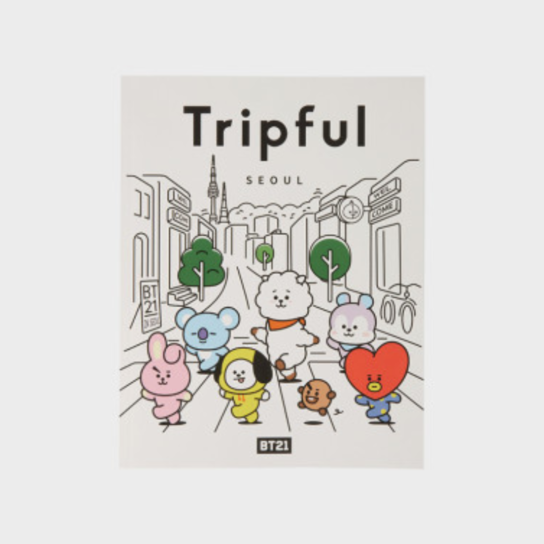 BTS x BT21 Tripful Seoul Trip Guide Book