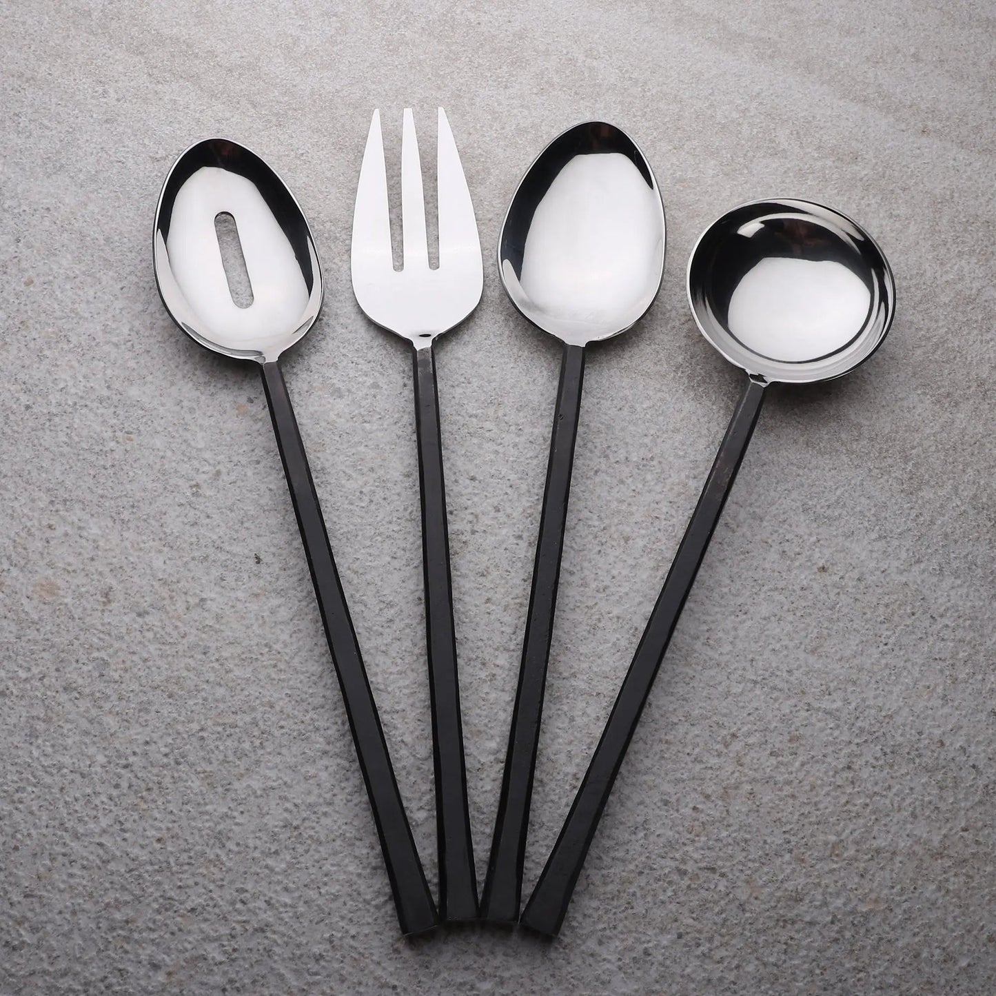 JASON BLACK 4 PC. HOSTESS SET