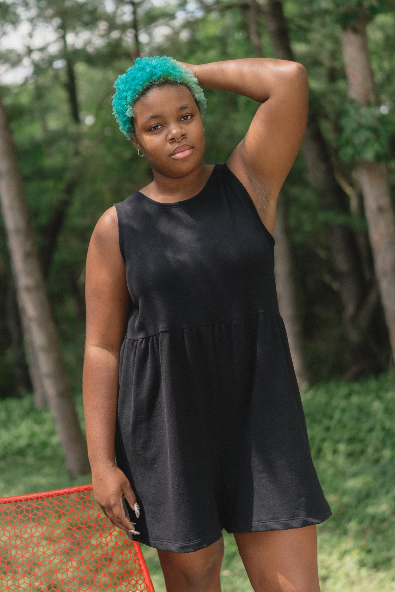 Marianne Romper in Licorice