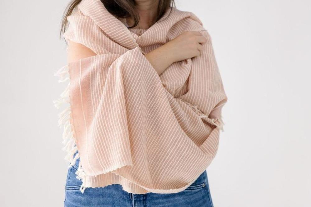 Judith Handwoven Ethiopian Cotton Shawl