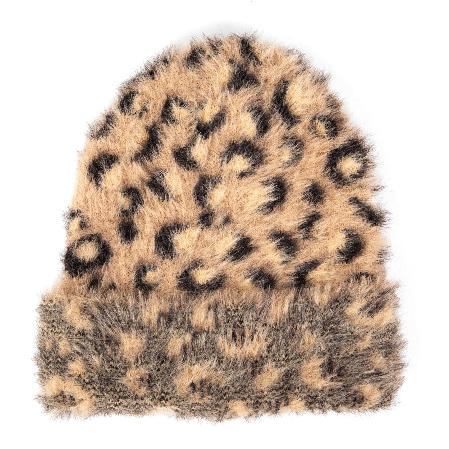 Alessia - Leopard Cuffed Beanie