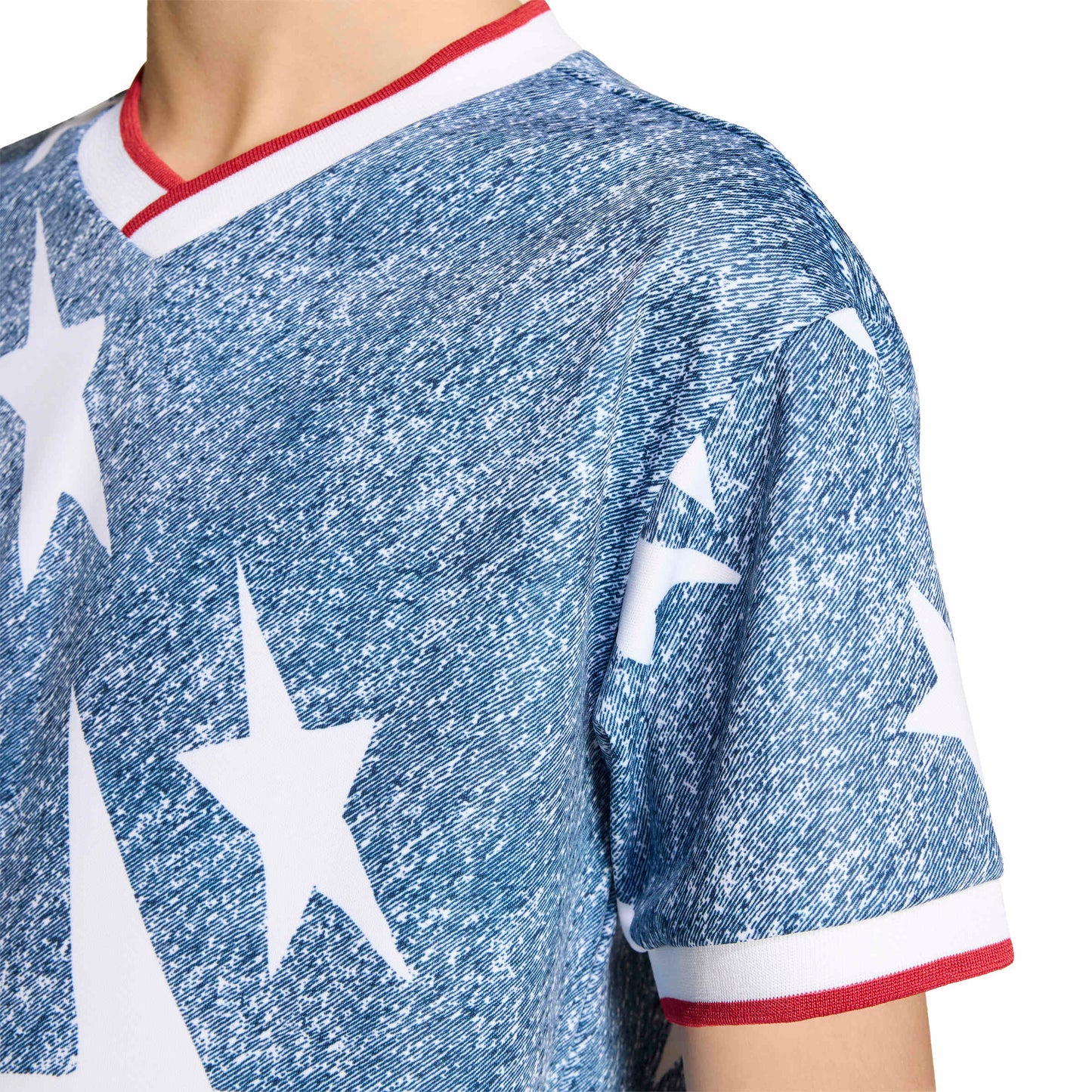 Adidas Kids Denim Graphic Jersey - Blue