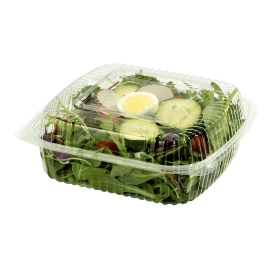 World Centric 8x8x3" 46 oz Hinged Clamshell (QTY:300)