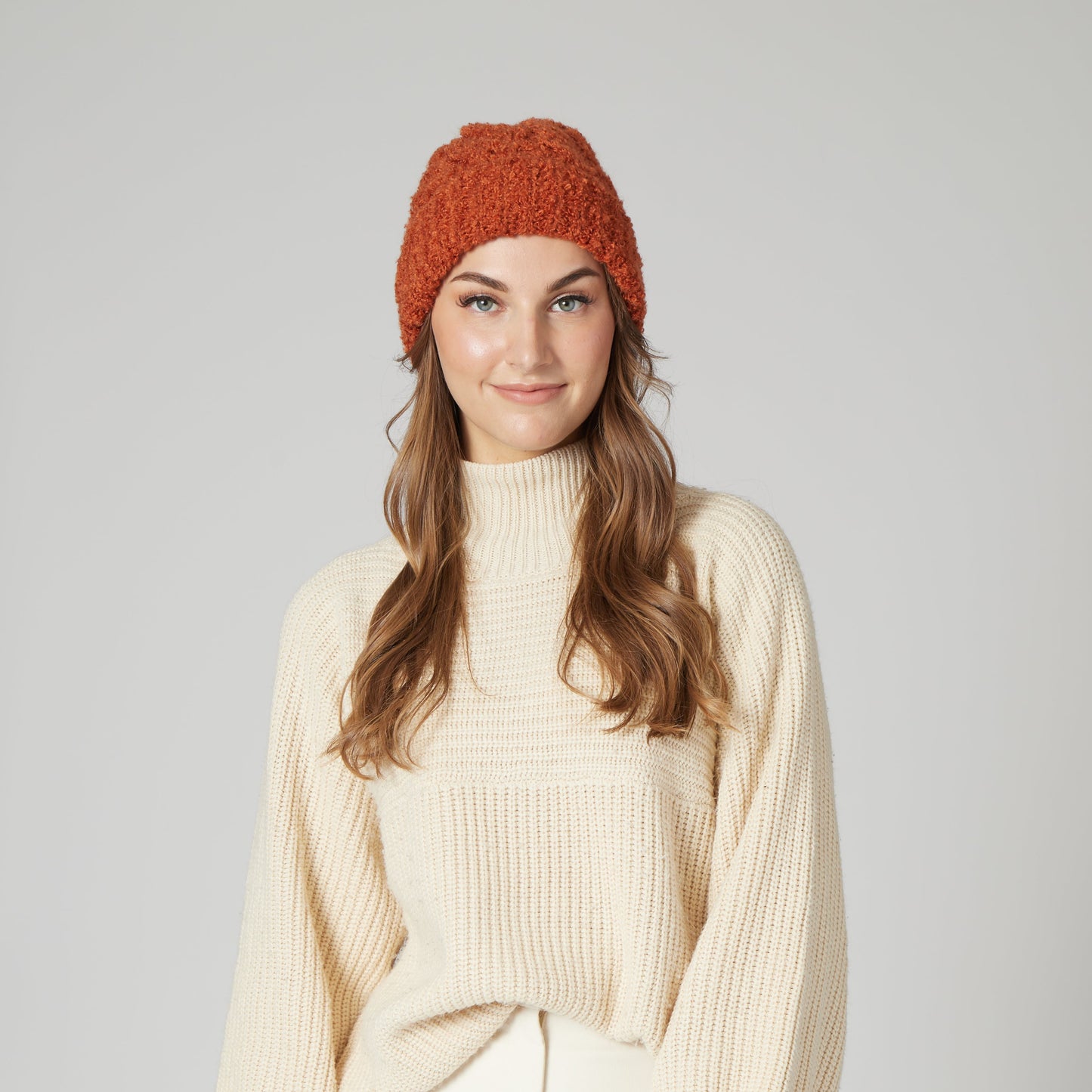 Hayride - Boucle Cable Knit Beanie