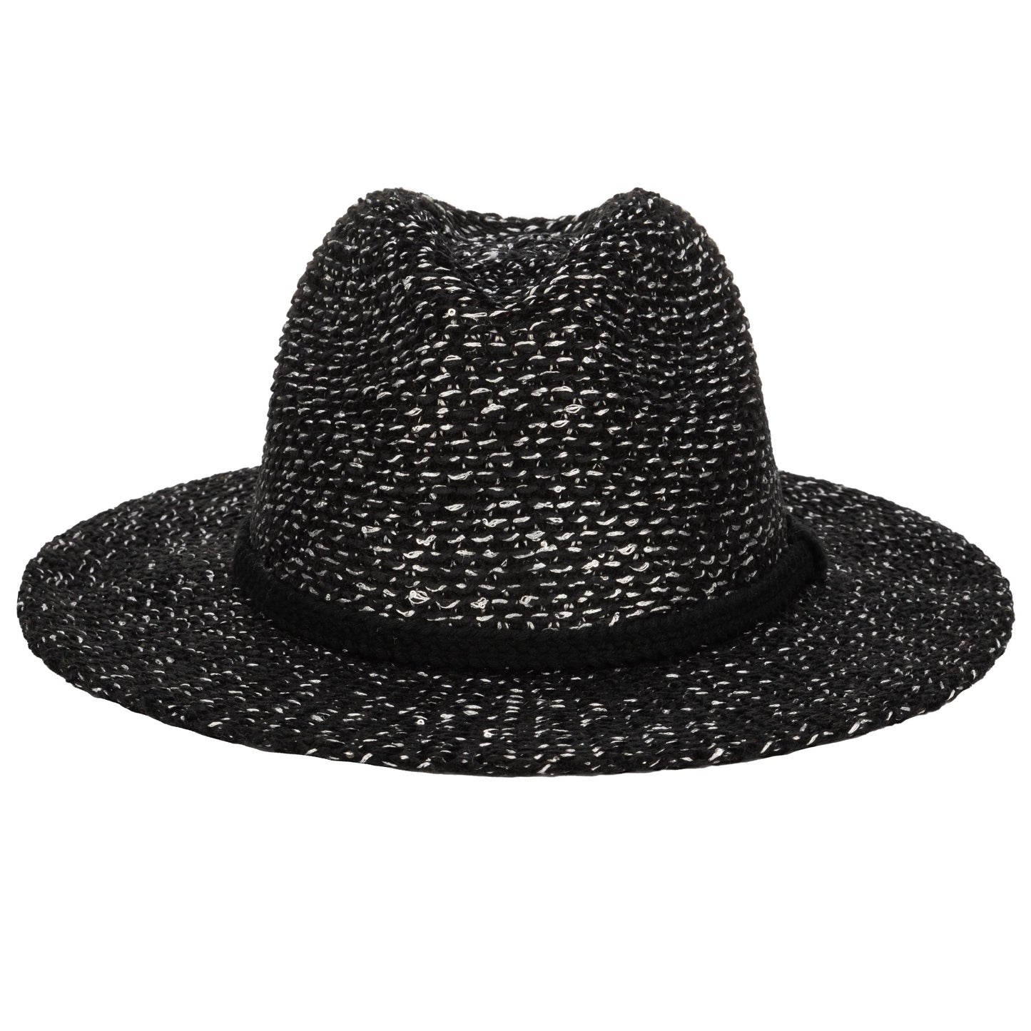 Women's Fedora w/Woven Lurex&Braided Trim
