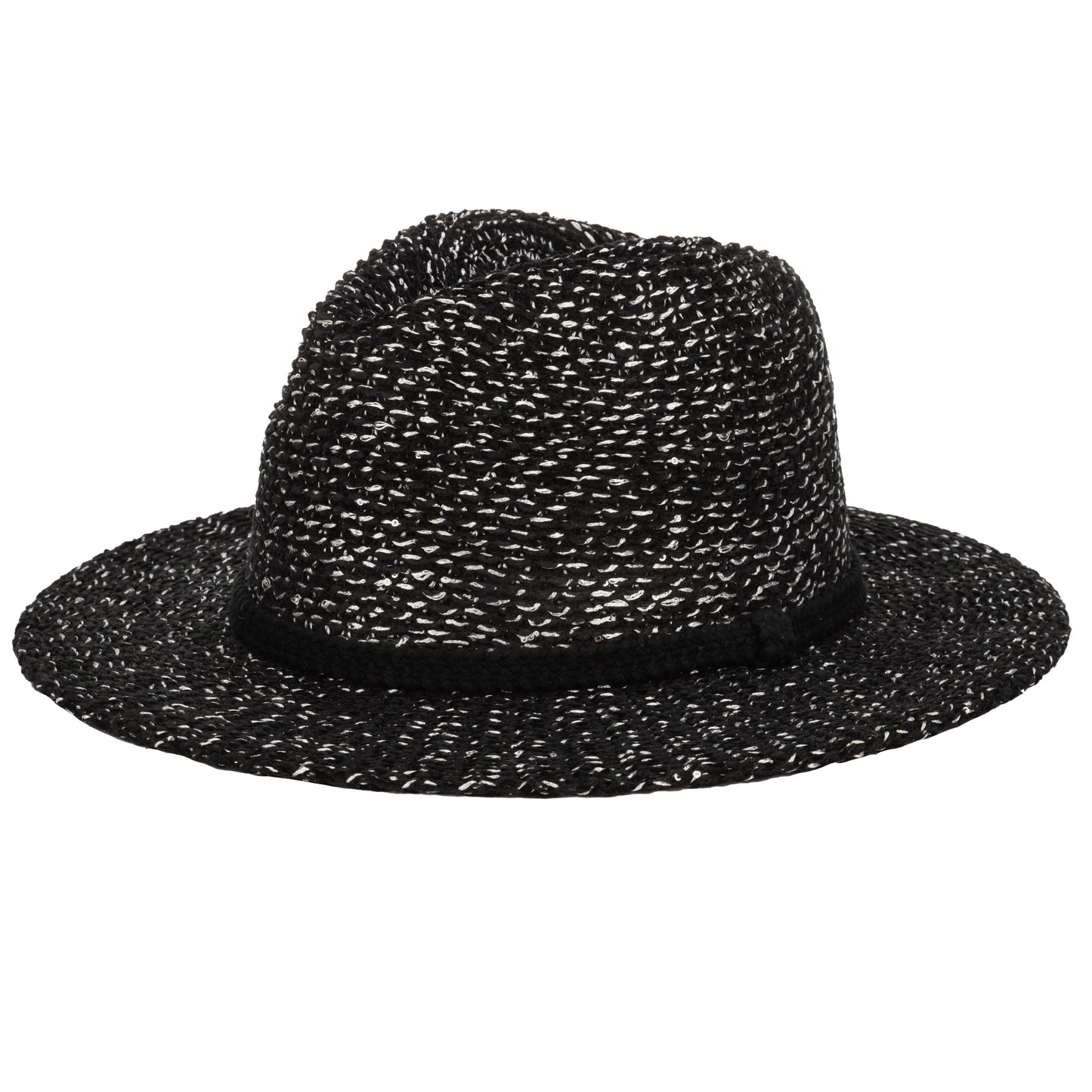 Women's Fedora w/Woven Lurex&Braided Trim