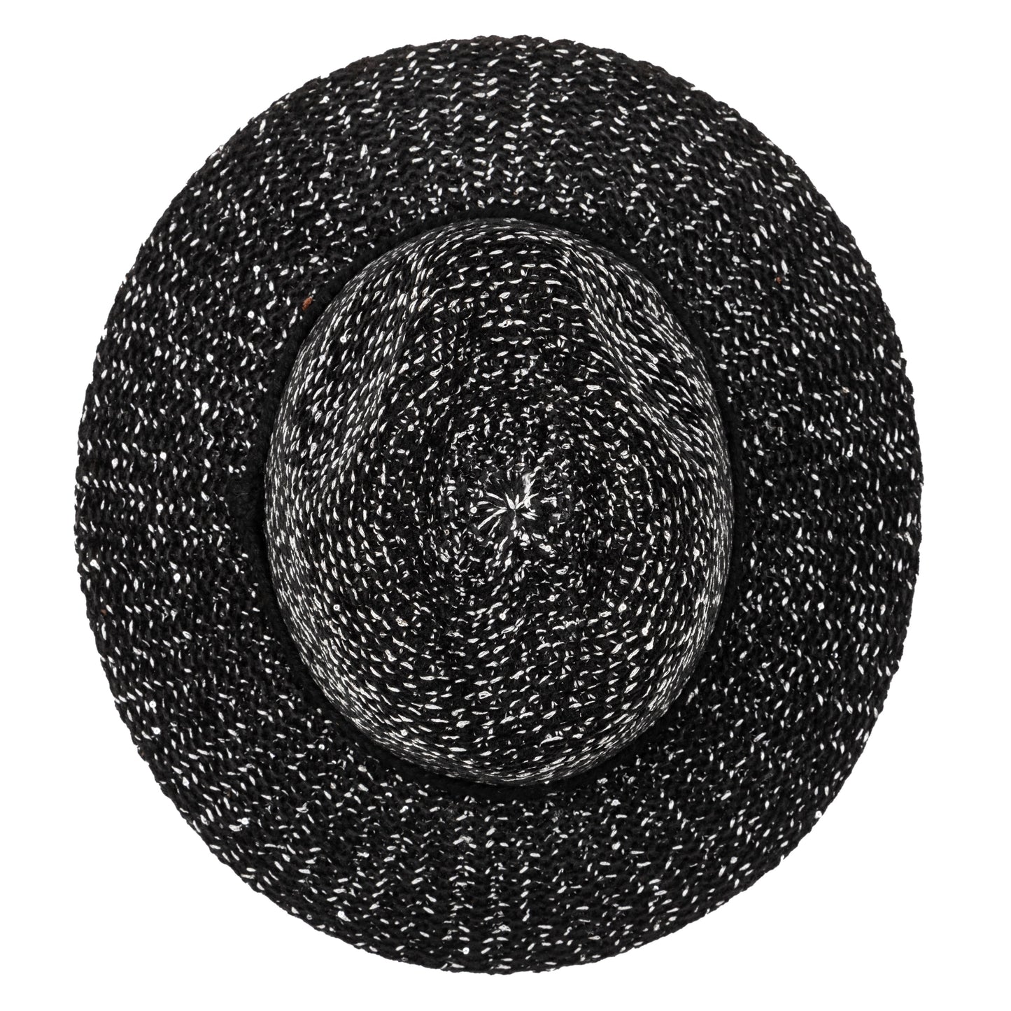 Women's Fedora w/Woven Lurex&Braided Trim