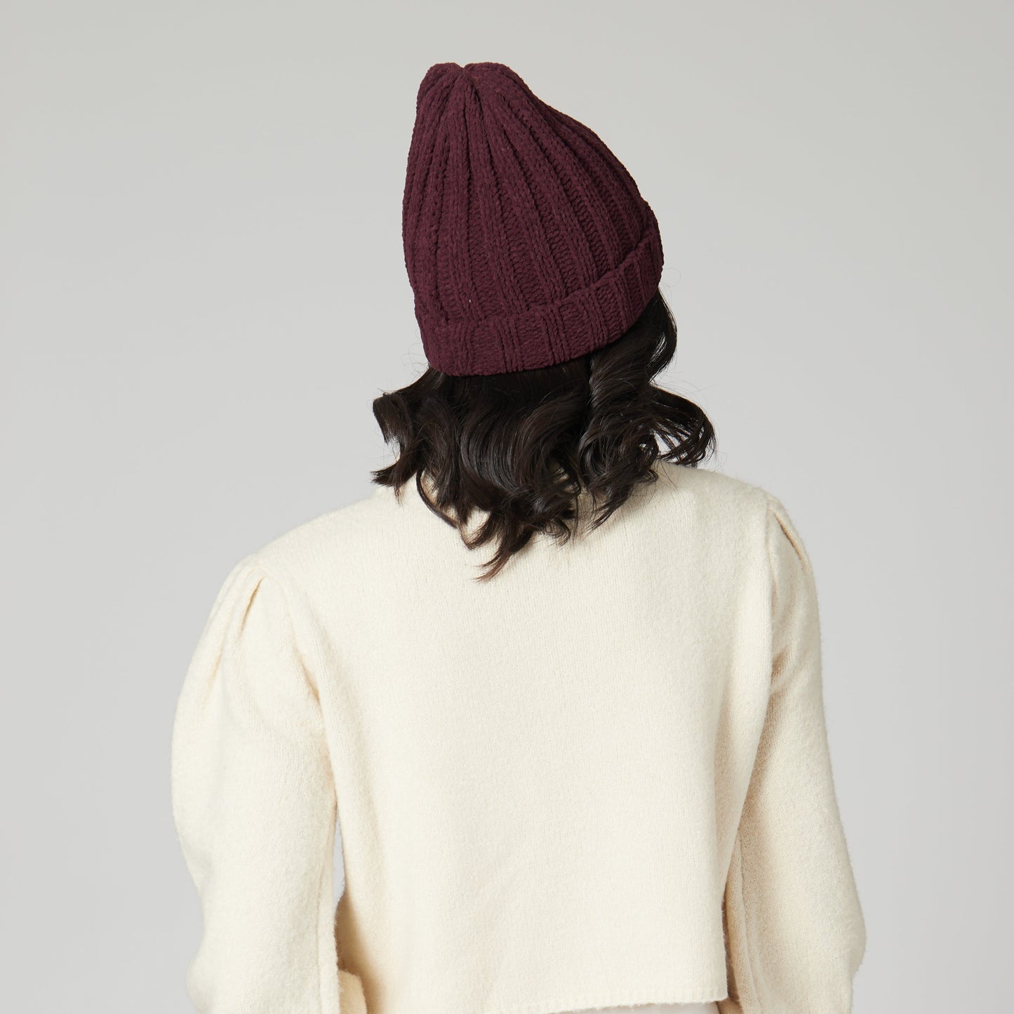 Women's Chenille Knit Cuffed Beanie