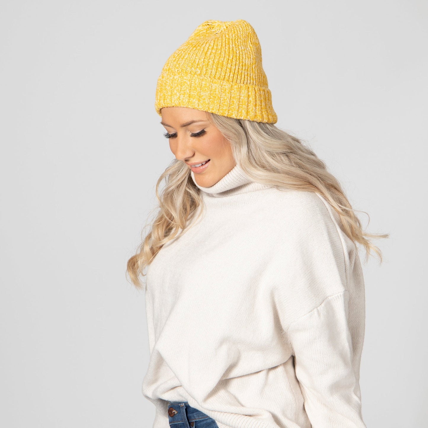 Women's Marled Knit Cuff Beanie