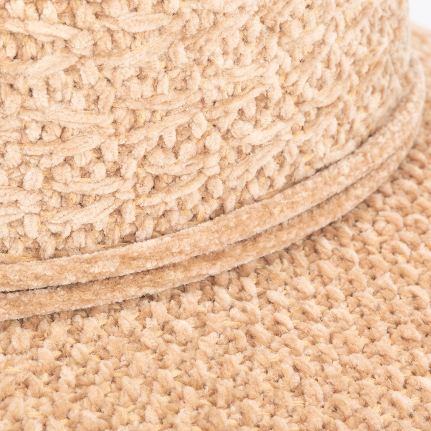 Women's Chenille Knit Wide Brim Fedora