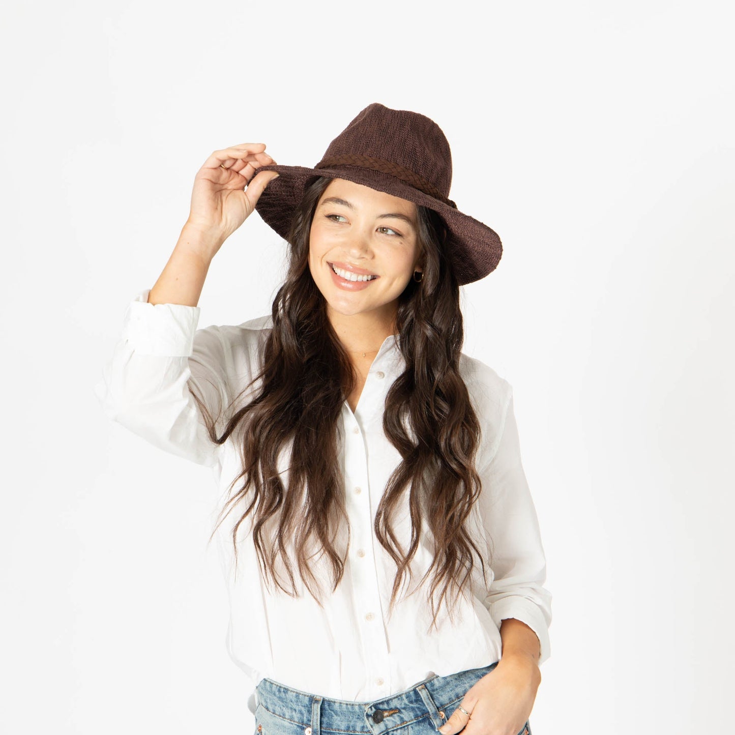 Any Day Fedora - Women's Knit Fedora (KNH8008)