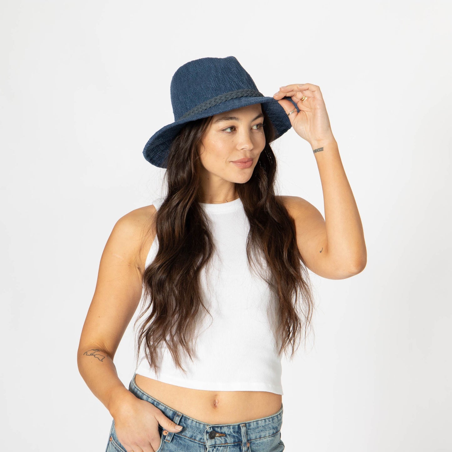 Any Day Fedora - Women's Knit Fedora (KNH8008)