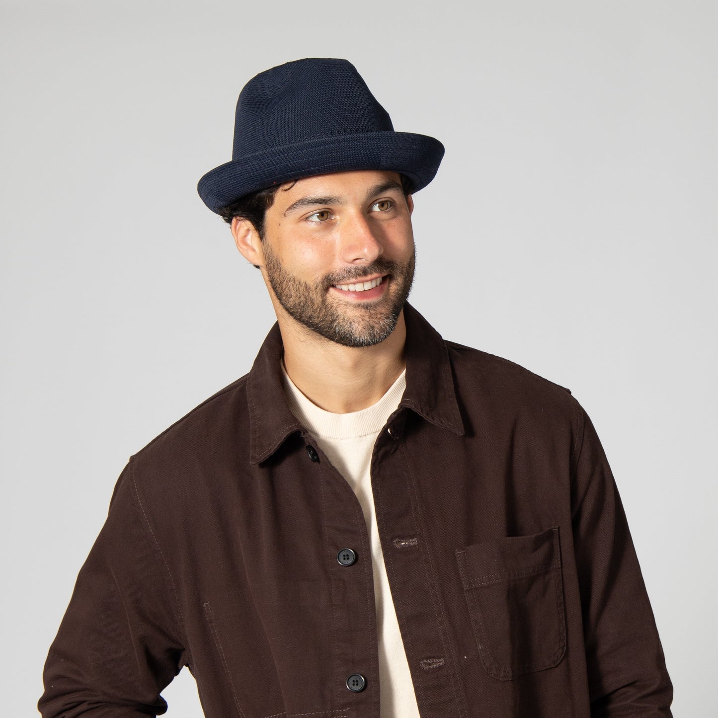 Mens Turned Brim Fedora