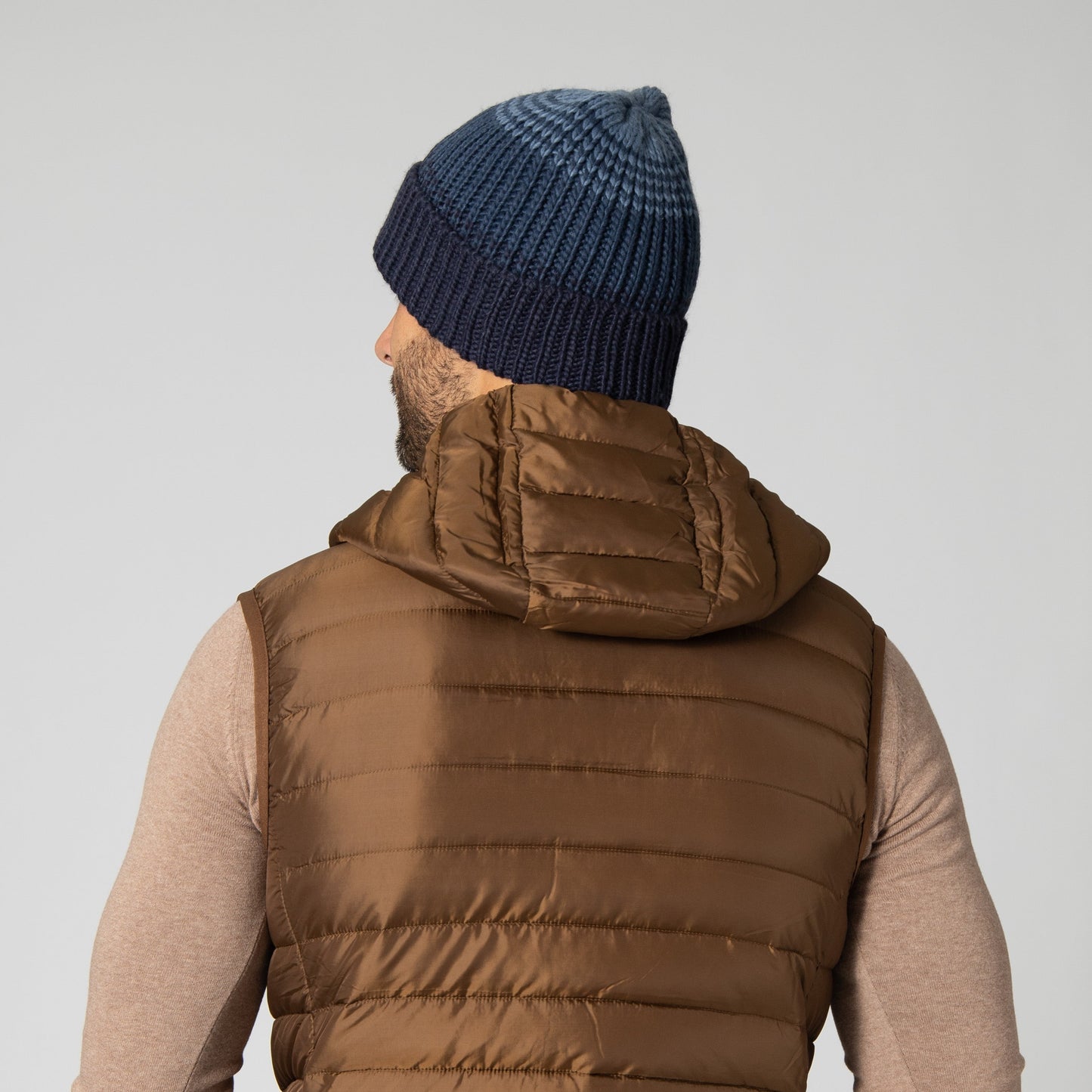 Men's Gradient Knit Cuffed Beanie