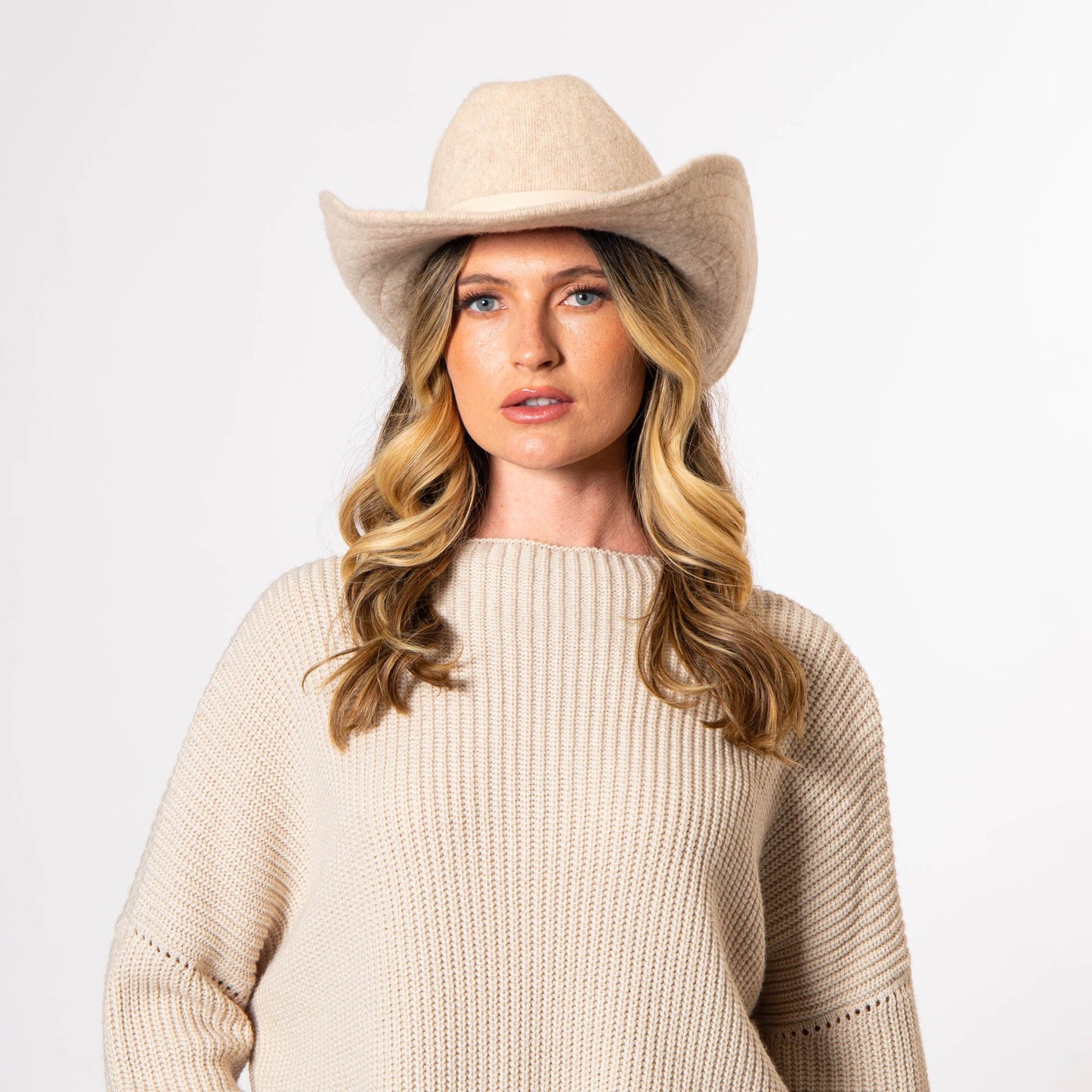 Rowley - Wool Blend Cattleman' Crease Cowboy