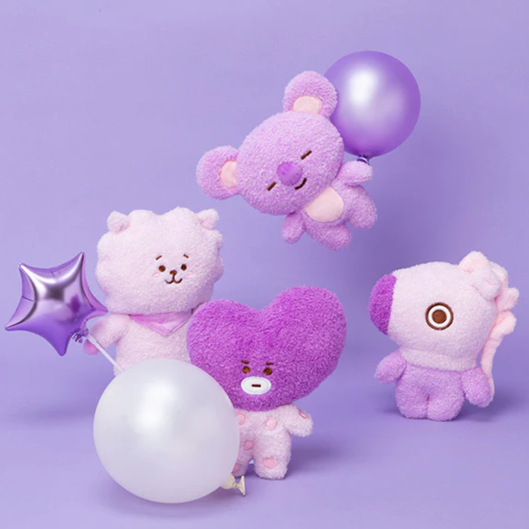BTS x BT21 - Purple Edition Plush And Bag Charm