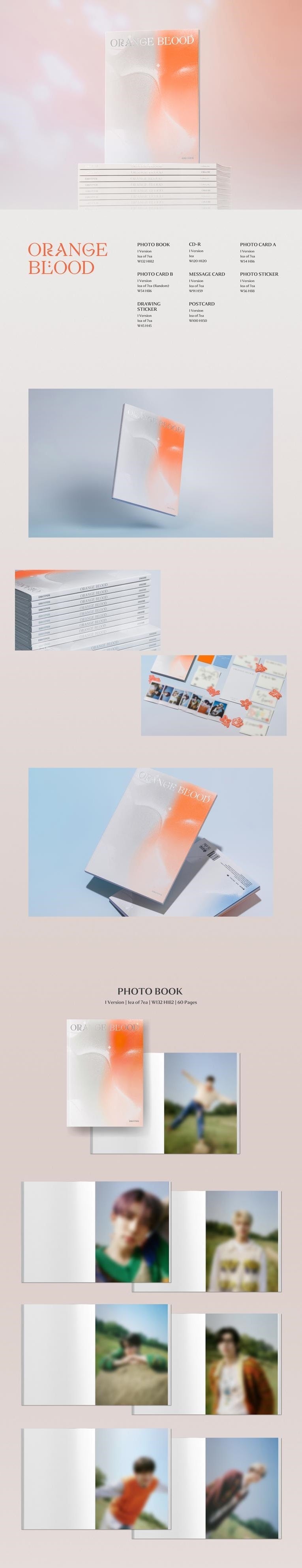 ENHYPEN 5th Mini Album - Orange Blood (Engene Ver.) - Osadia Concept Store