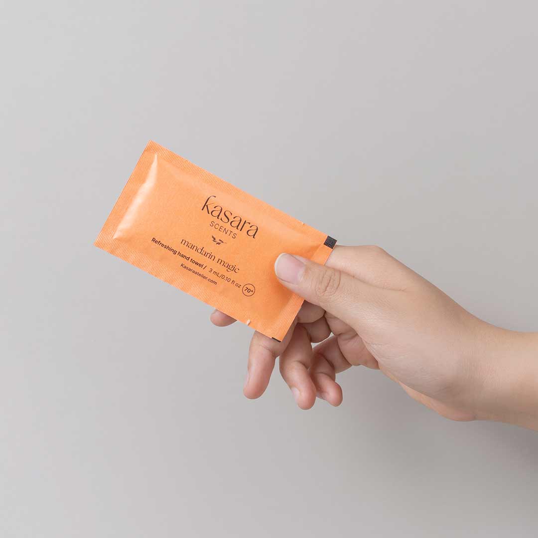 Mandarin magic, perfumed wipes 60pcs