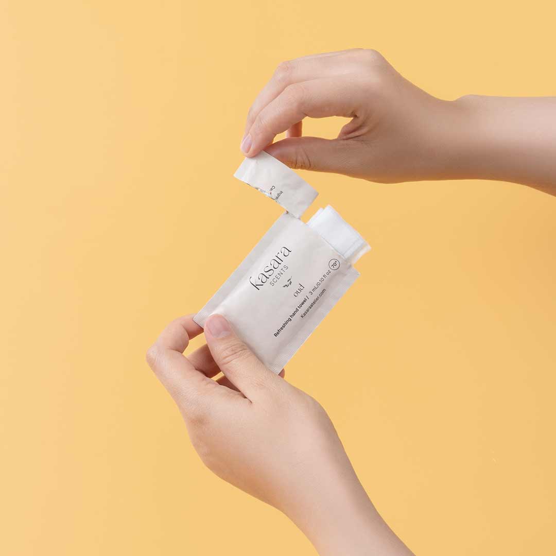 Oud, perfumed wipes 60pcs