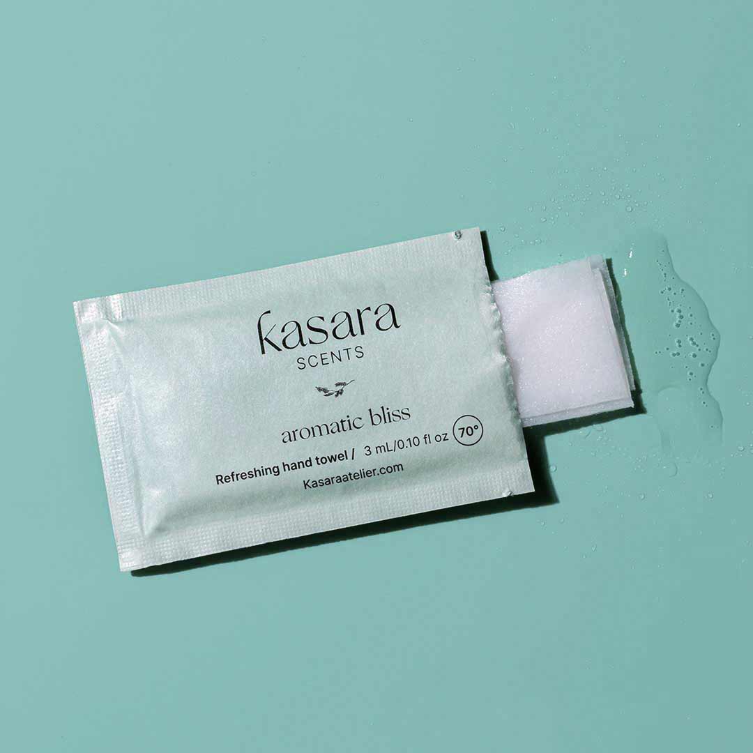 Refreshing fragrance wet wipes mix box Mauve 60pcs