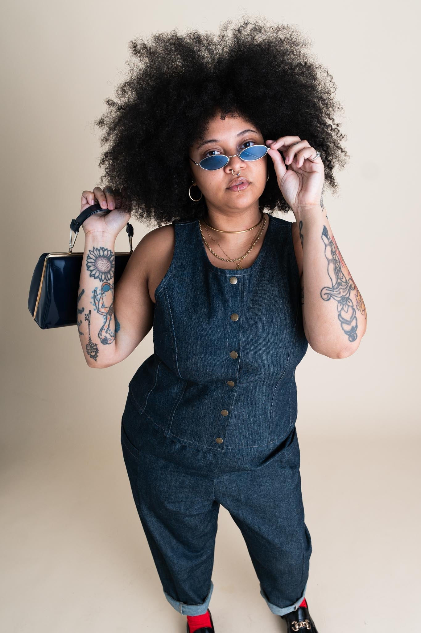 Katherine Vest (Updated) in Cone Denim