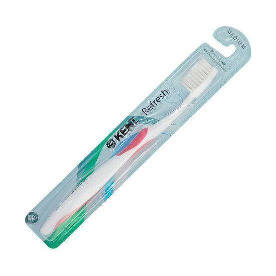 Kent Refresh Silver Infused Medium Toothbrush - Assorted Colors