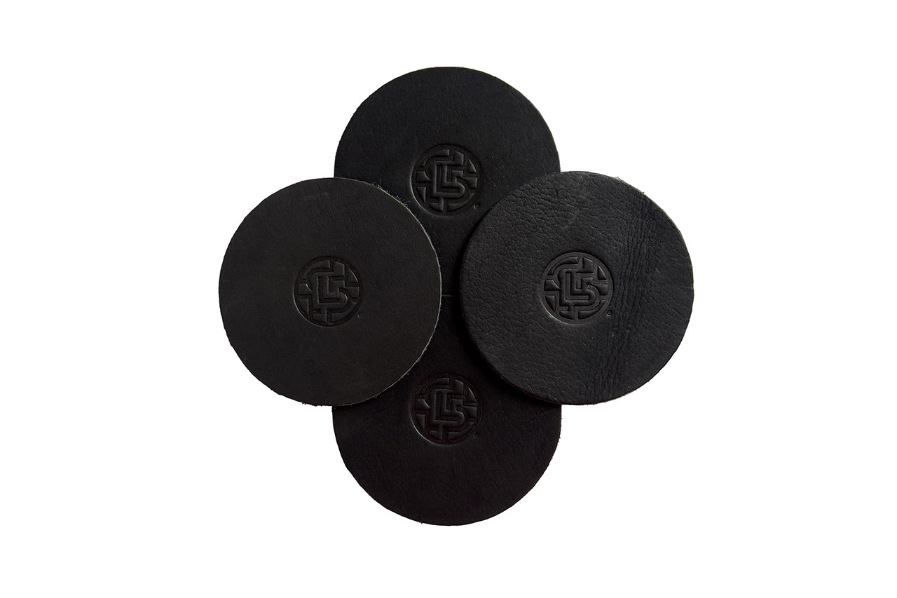 Leather Coaster Set