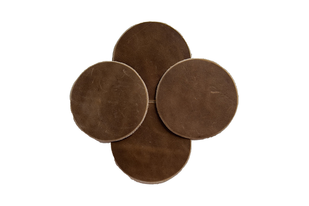 Leather Coaster Set