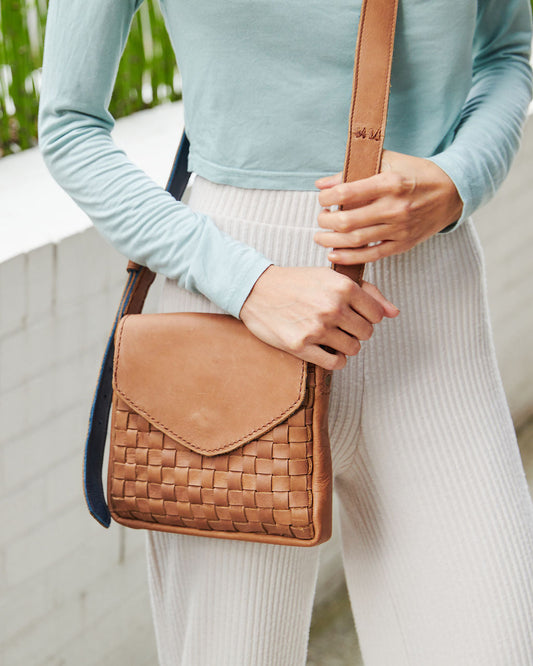 Basket Weave Crossbody