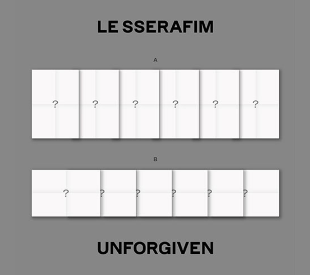 LE SSERAFIM 1st Studio Album - Unforgiven (Weverse Albums Ver)
