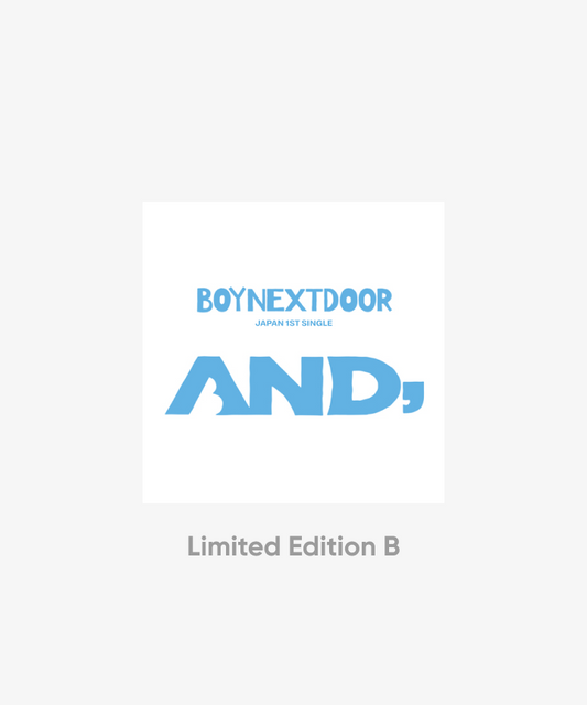 BoyNextDoor - And, Japan 1st Single Album (Limited Edition B)