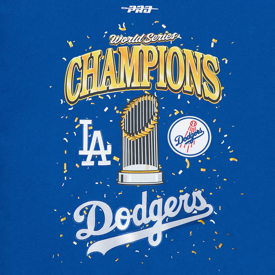 Pro Standard LA Dodgers World Series Fleece Hoodie - Royal Blue - Osadia Concept Store
