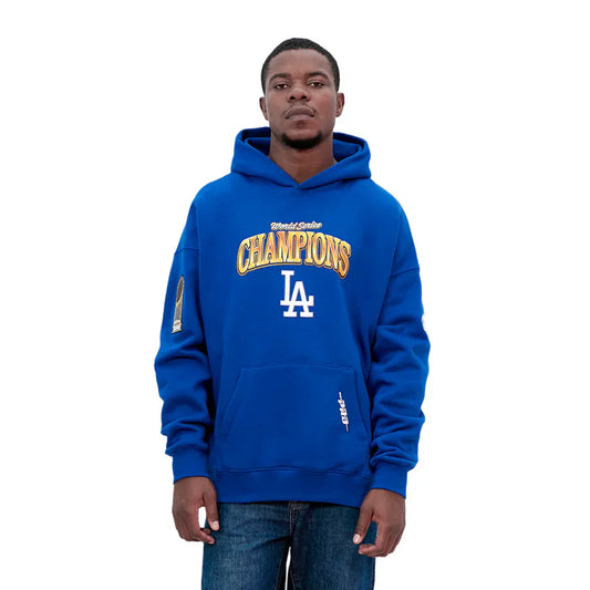 Pro Standard LA Dodgers World Series Fleece Hoodie - Royal Blue - Osadia Concept Store