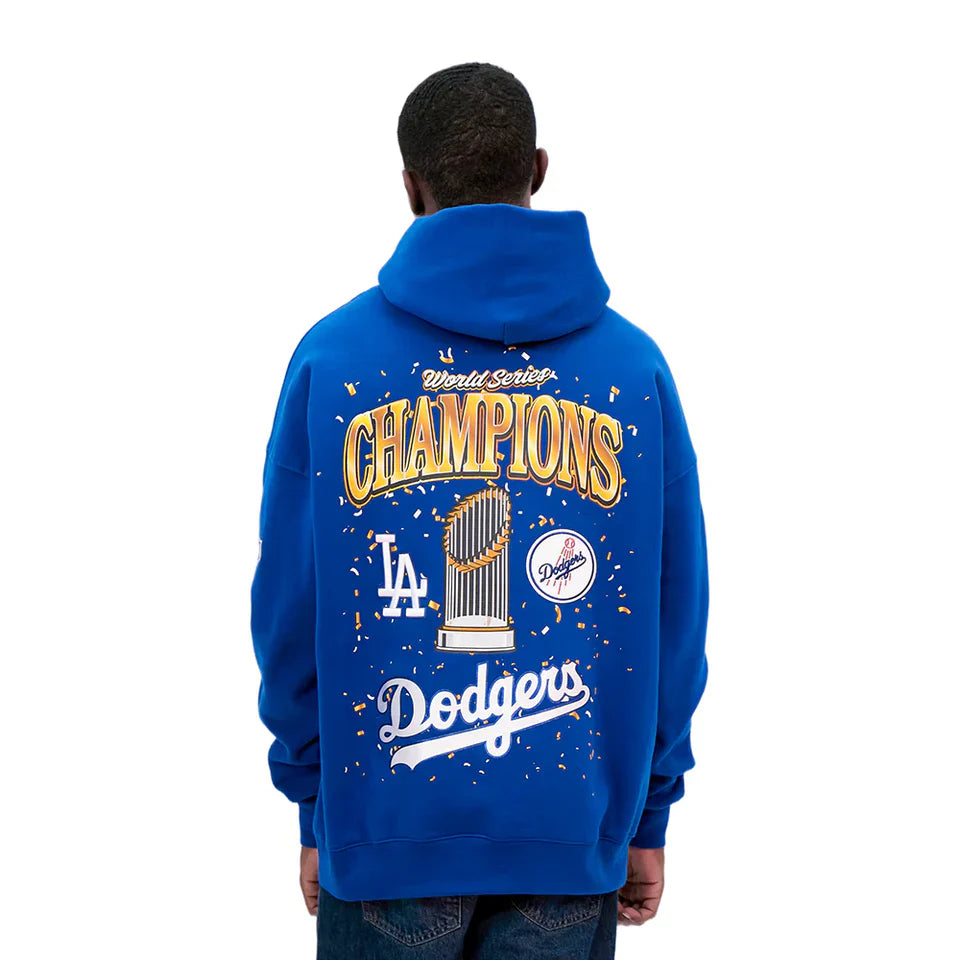 Pro Standard LA Dodgers World Series Fleece Hoodie - Royal Blue - Osadia Concept Store