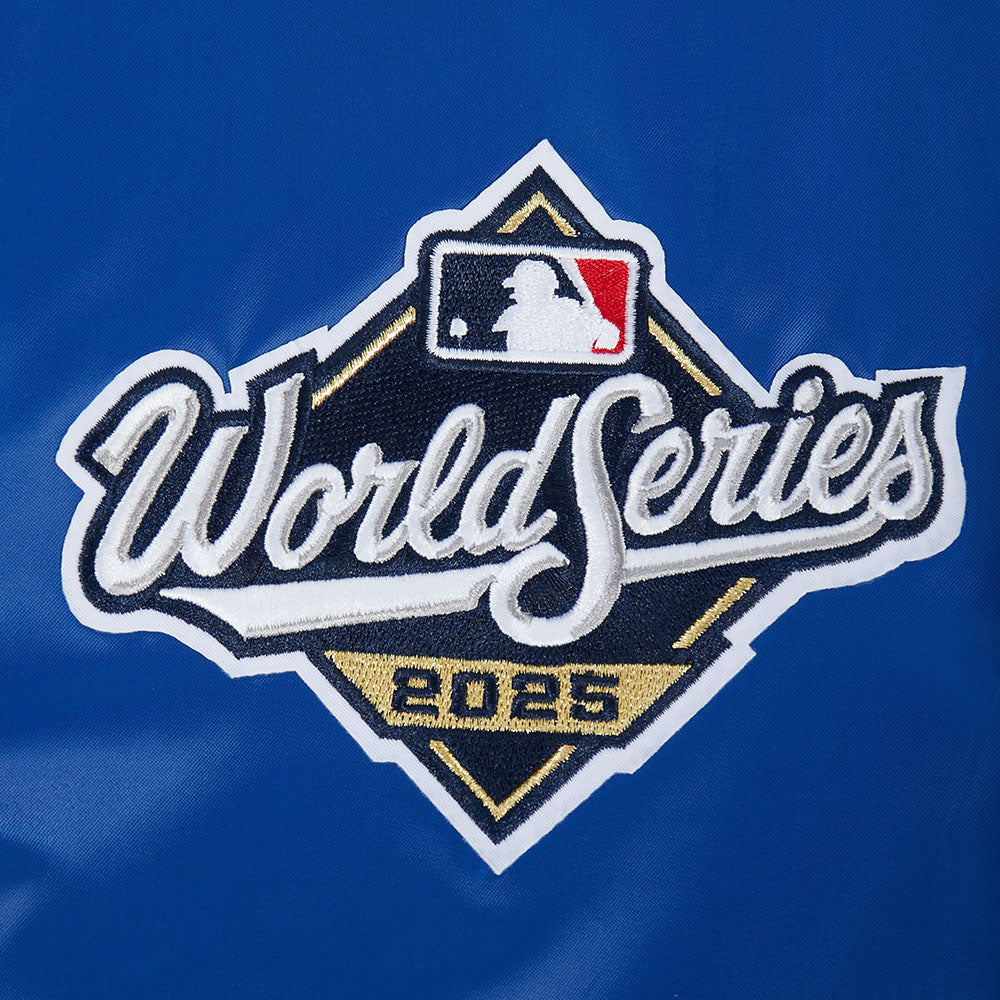 Pro Standard LA Dodgers World Series Satin Jacket - Royal