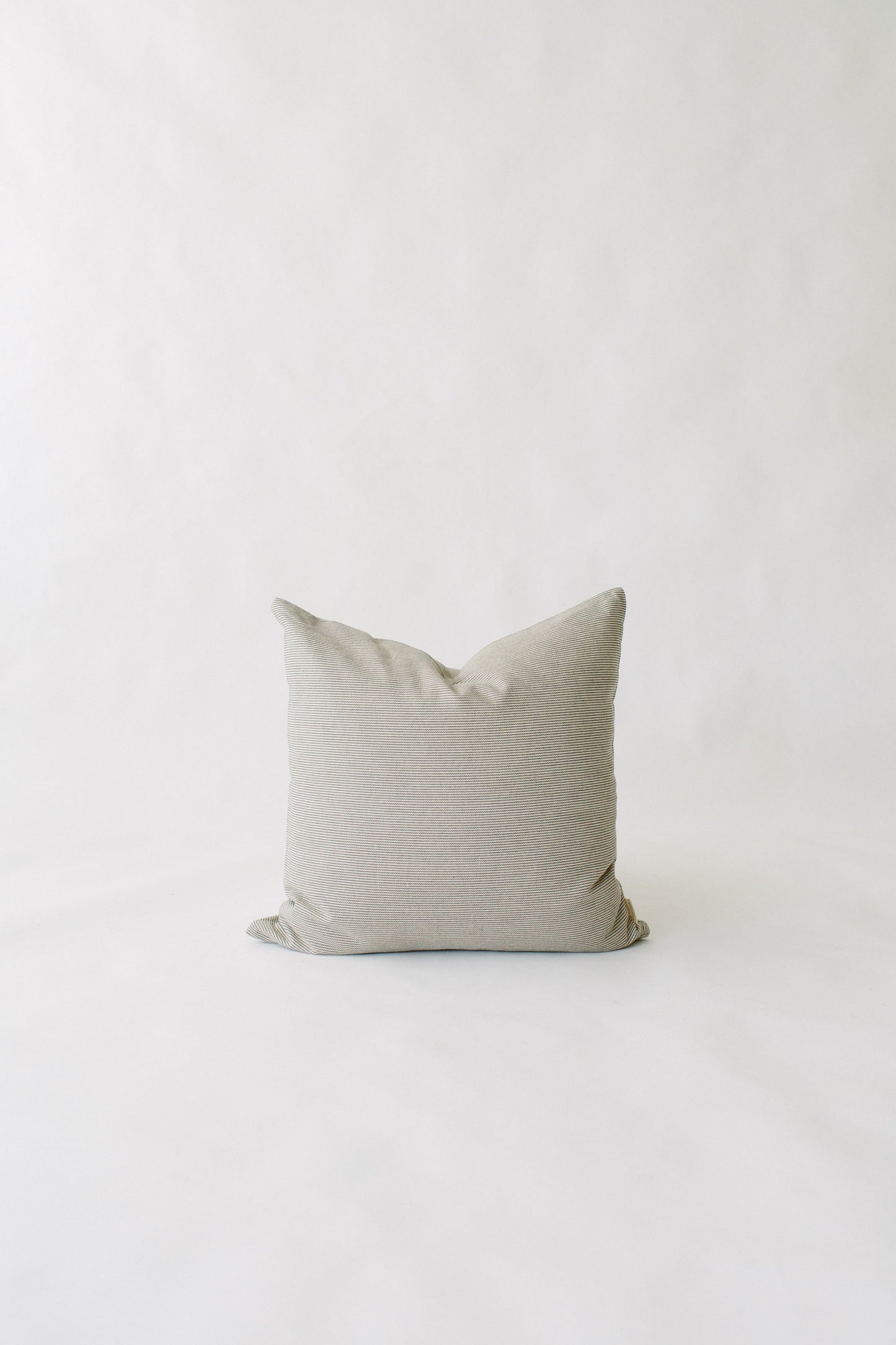 LOOM Imports Gray Pinstripe Pillow
