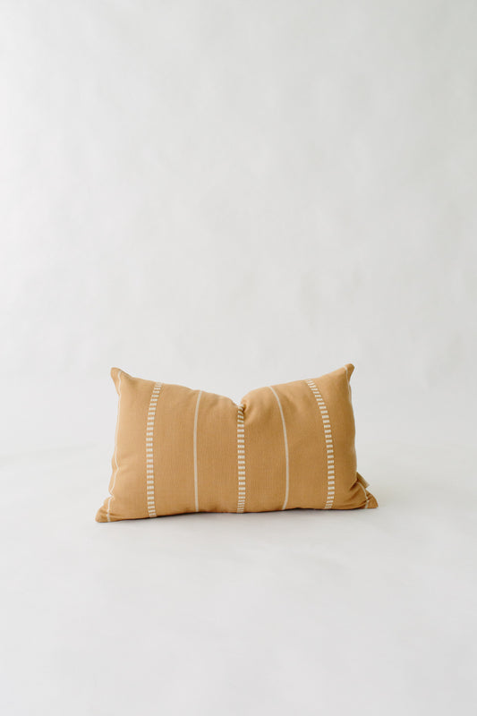 LOOM Imports Rust Brocade Lumbar Pillow