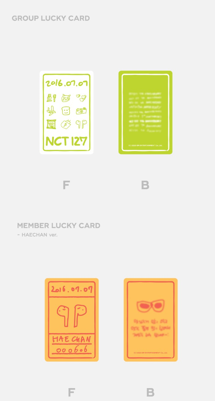 NCT 127 7th Anniversary Official MD - Debut