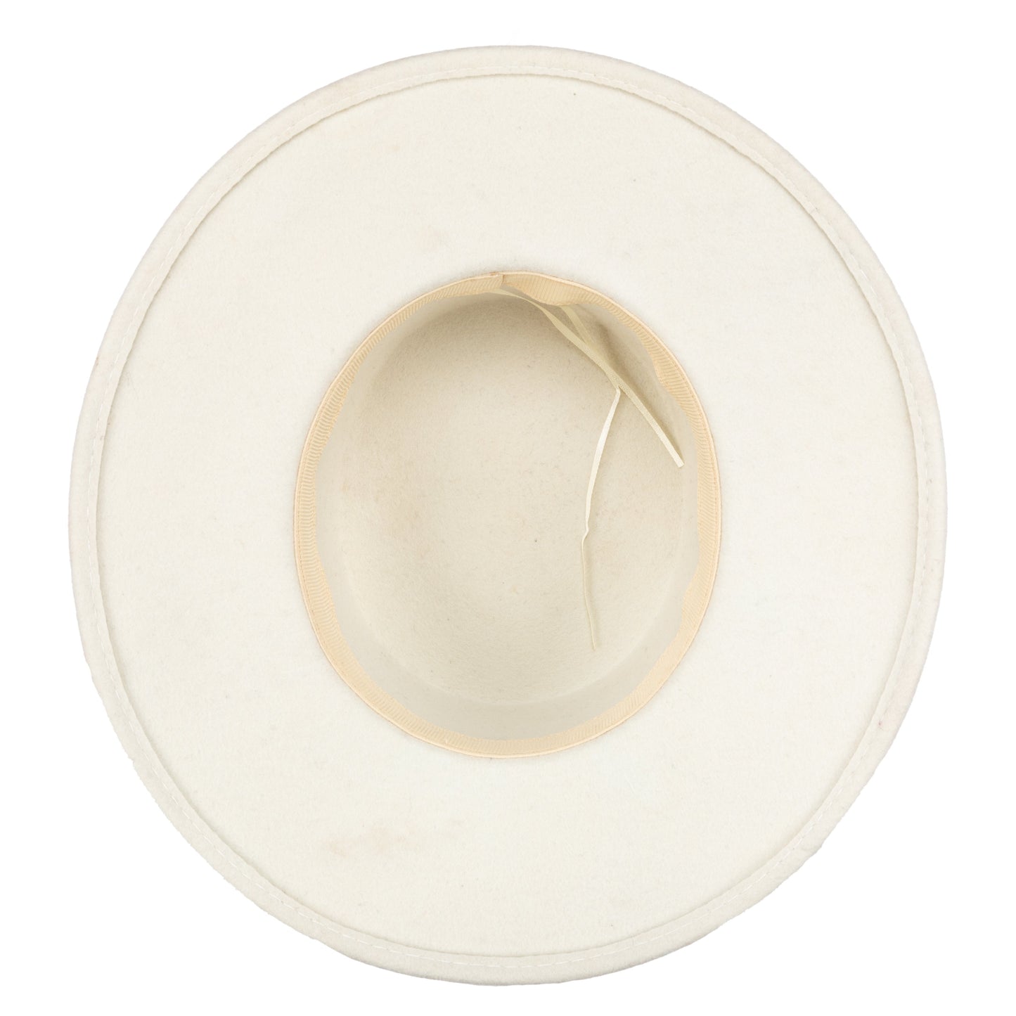 Bliss - Women's Felt Boater W/Dried Babies Breath
