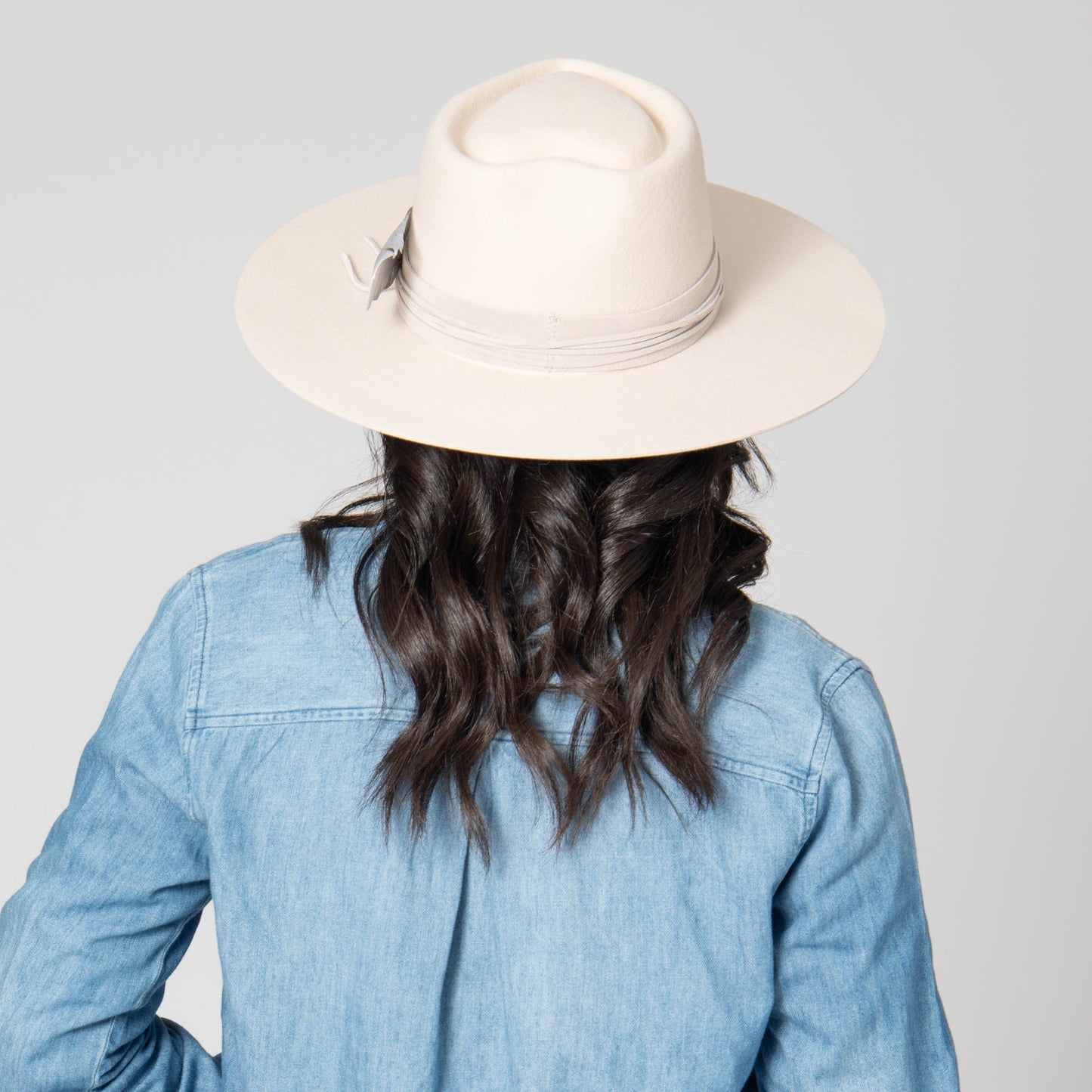 Take My Name - Women's Stiff Brim Fedora with Heart Shaped Crown