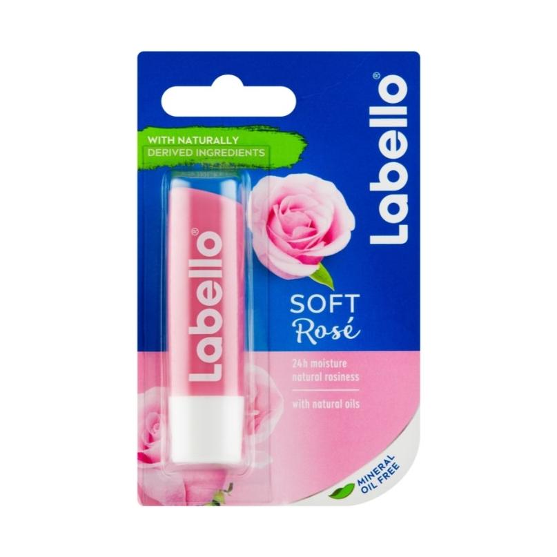 Labello Soft Rose 24h Moisture Lip Balm 4.8g