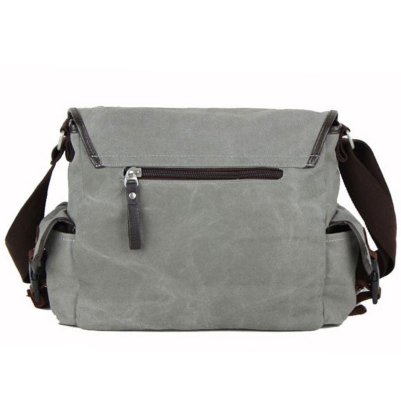 Large Classic Canvas Messenger Bag