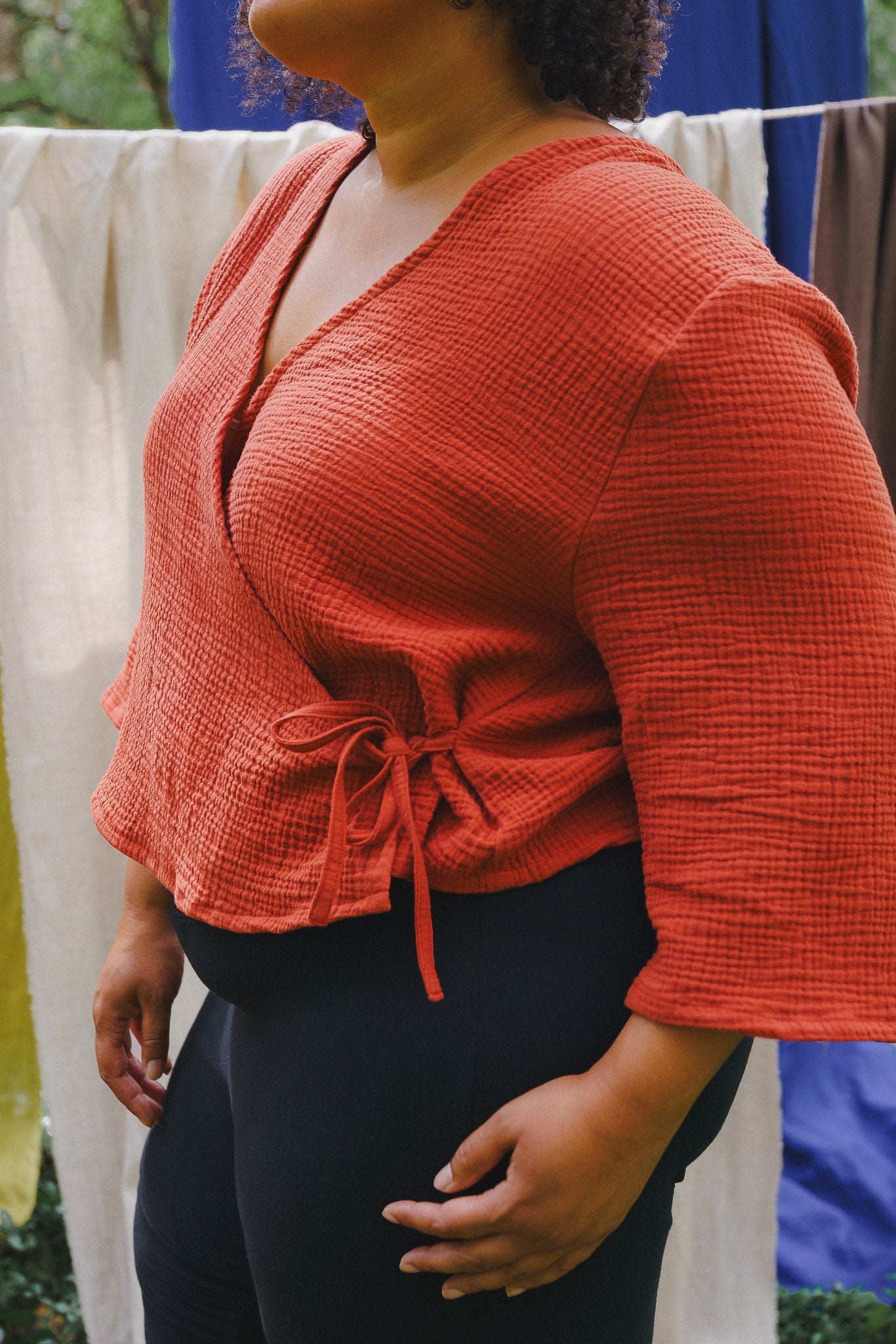 Artemis Top in Saffron