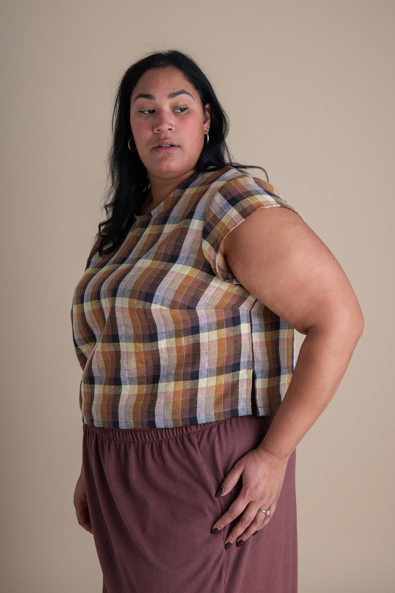 Painter Top (Updated) in Sundew