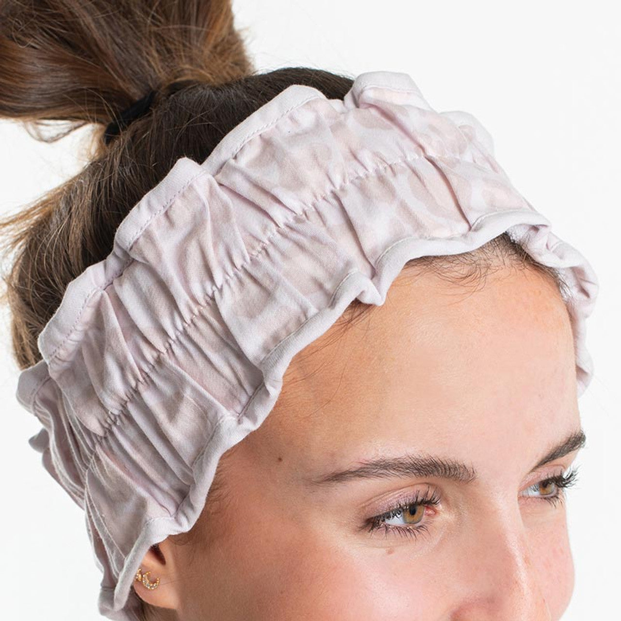 Pretty Seersucker Spa Headbands | Cozy Hair Bands For Makeup and Skincare