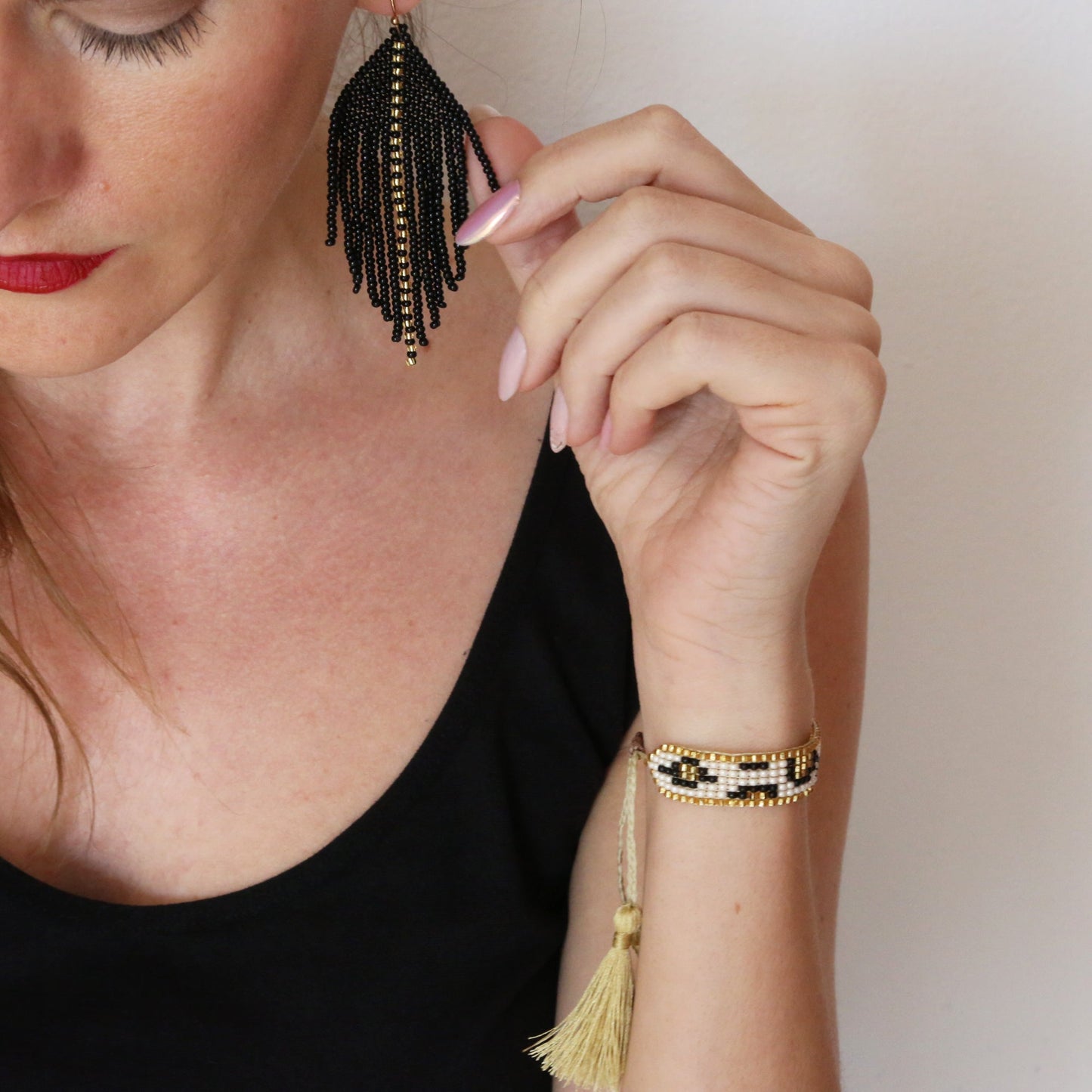 Leopard Pearl Bracelet