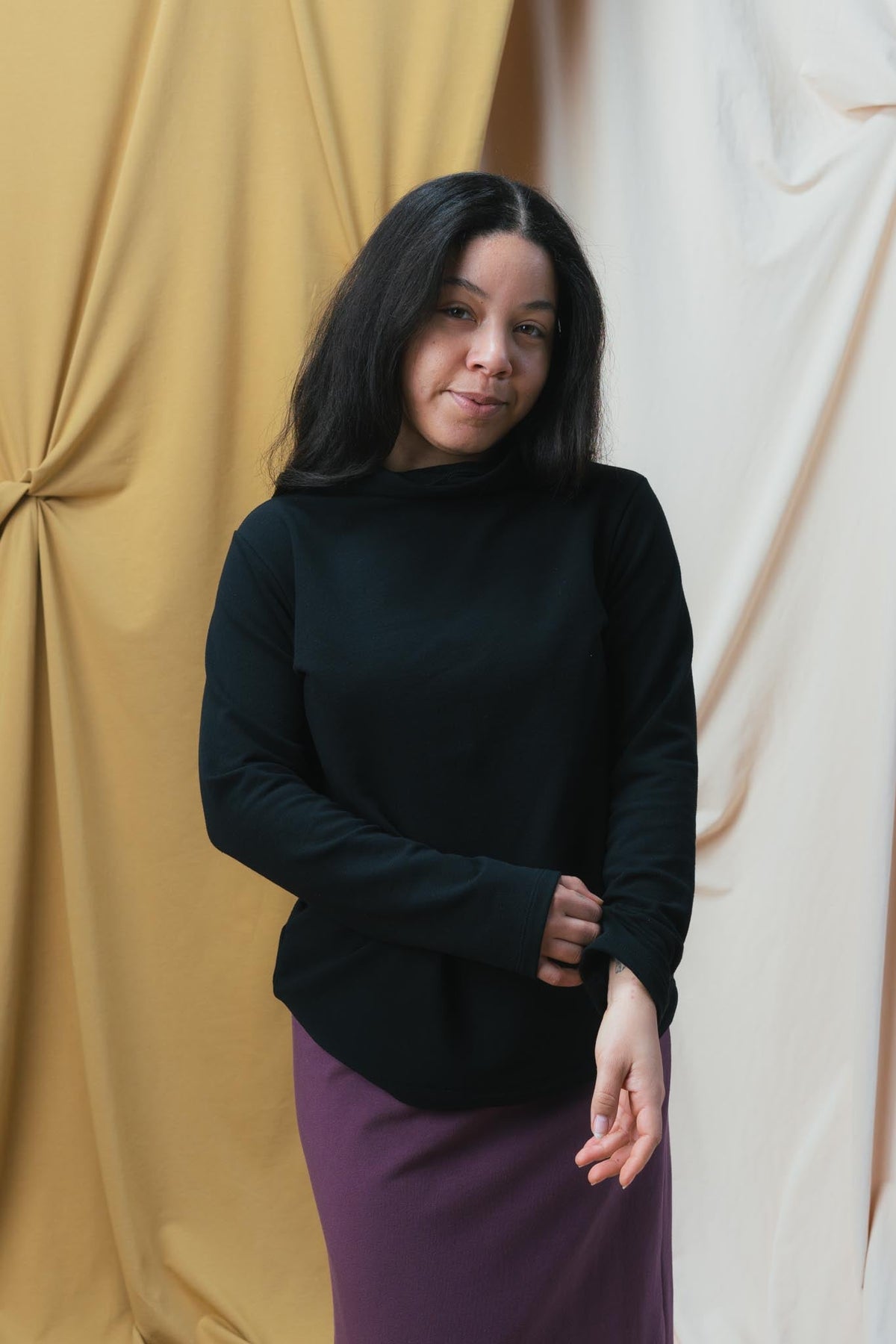 Lillie Top (Updated) in Licorice