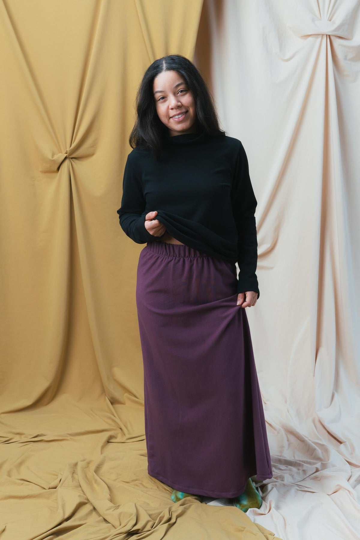 Lillie Top (Updated) in Licorice