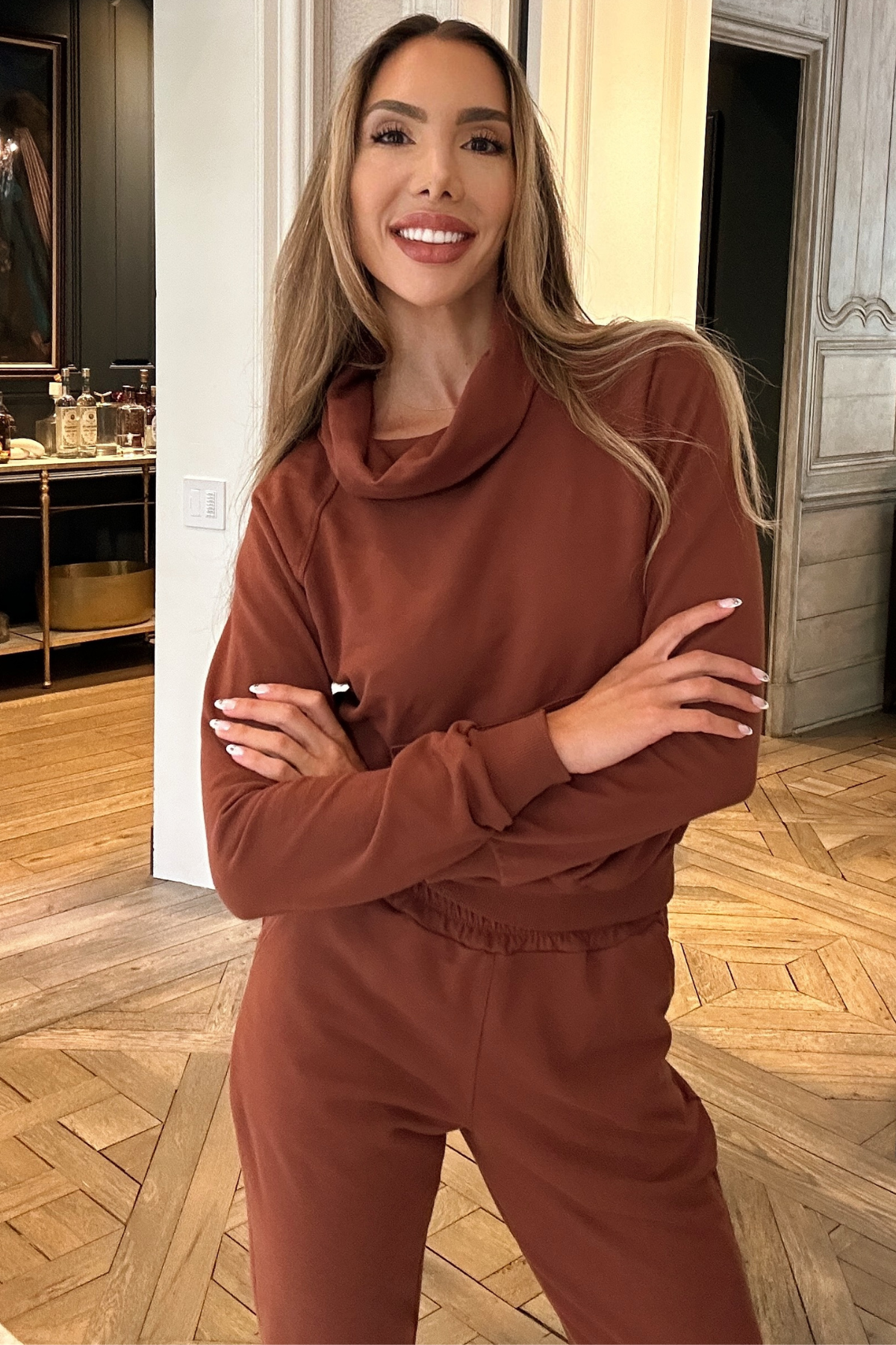 SOPHIE EXPRESSO Fleece Jogger Lounge Sweatpants