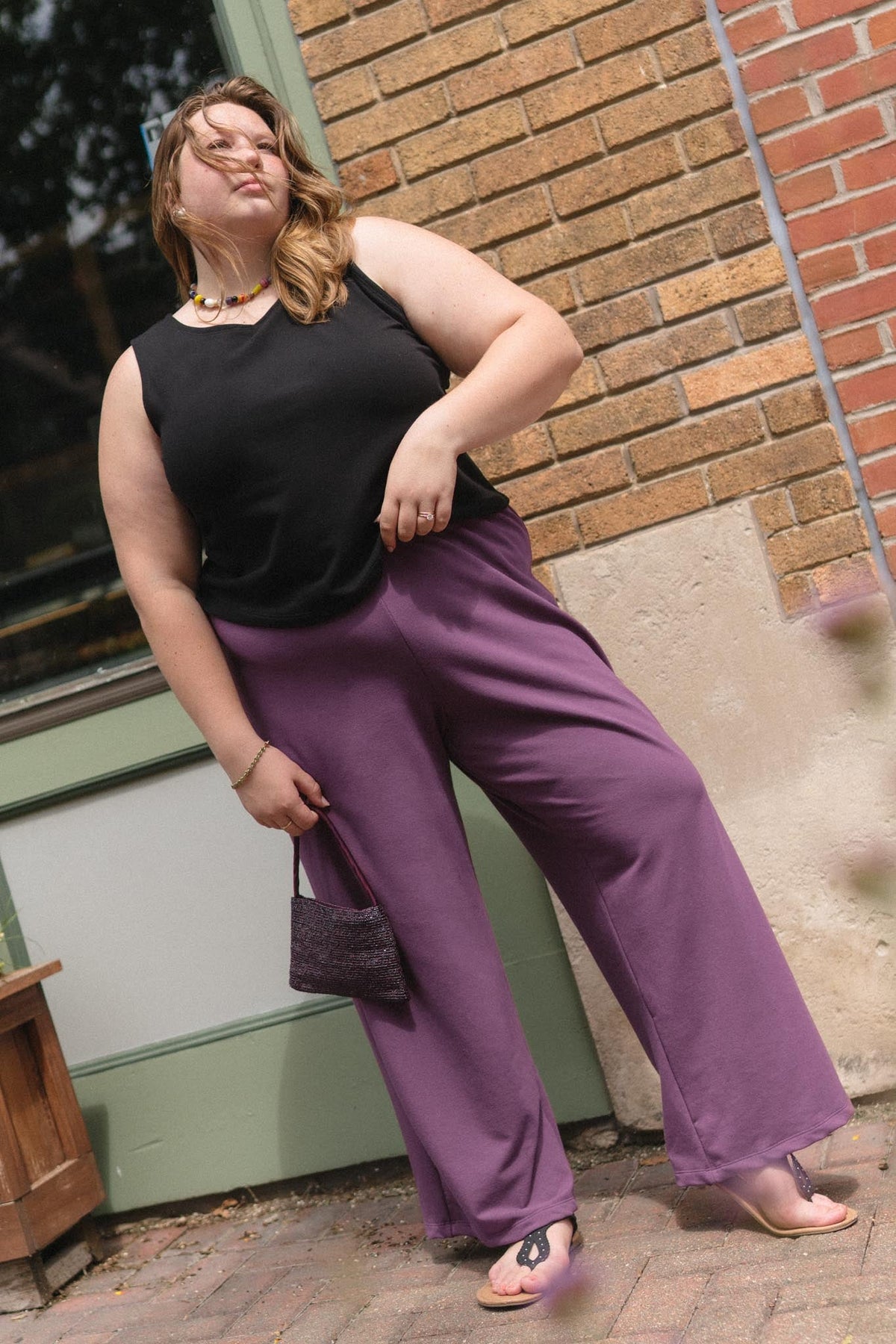 Greta Pant (Updated) in Plum